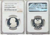 People's Republic Proof 100 Zlotych 1982-CHI PR69 Ultra Cameo NGC, Valcambi mint, KM-Y136. Visit of Pope John Paul II. 

HID09801242017

© 2020 He...