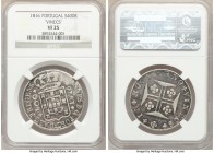 João Prince Regent 400 Reis 1816 VF25 NGC, Lisbon mint, KM331. "VINECS" spelling. 

HID09801242017

© 2020 Heritage Auctions | All Rights Reserved...