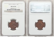 George V 1/4 Penny 1923 MS66 Brown NGC, Pretoria mint, KM12.1.

HID09801242017

© 2020 Heritage Auctions | All Rights Reserved