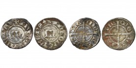 FRANCE, METZ, Evêché, Thierry V de Boppard (1365-1384), AR lot de 2 angevines. Flon 511, 9.
Proviennent de la collection de l''abbé de Jobal, Paris, ...