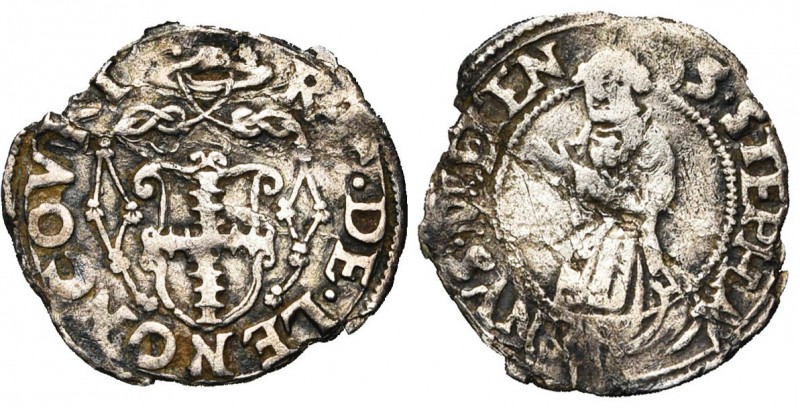 FRANCE, METZ, Evêché, Robert de Lenoncourt (1552-1555), AR bugne, s.d. (1551-155...