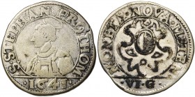 FRANCE, METZ, Ville, AR demi-franc (6 gros), 1621. D/ B. nimbé de saint Etienne à g. La date à l''exergue. R/ Ecu de la ville dans un cartouche orné. ...