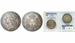 FRANCE, Royaume, Louis XV (1715-1774), écu au bandeau, 1750AA, Metz. D/ T. à g., ceinte d''un bandeau. R/ Ecu de France couronné, entre deux rameaux d...