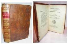 MIONNET, T.E., De la rareté et du prix des médailles romaines. Paris, 1815, 567 p. Relié. Pleine basane. Titre doré. Dos orné aux petits fers. Coiffes...