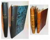 Lot de 4 livres: L. Leupol, Précis de l''histoire de Lorraine, 4e éd., 1874; I. Girod, Dictionnaire spécial et classique des monnaies, poids, mesures,...