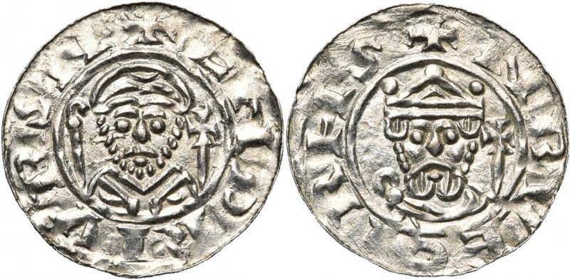 NEDERLAND, GRONINGEN, Willem van Pont, bischop van Utrecht (1054-1076), AR denar...