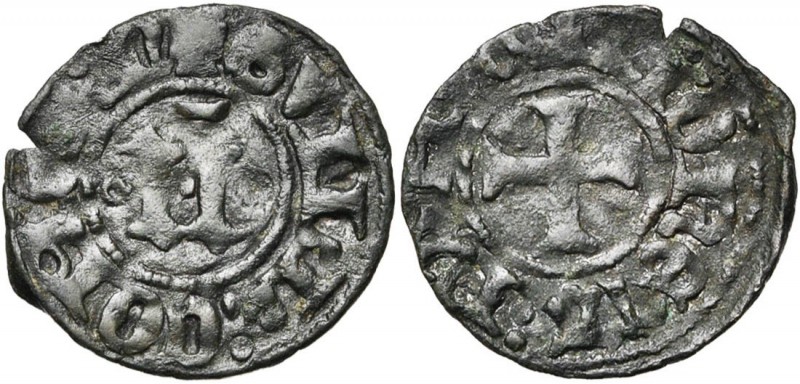 NAMUR, Comté, Guillaume Ier (1337-1391), Cu mite. D/ + GVILL: COMES: N'' Grande ...