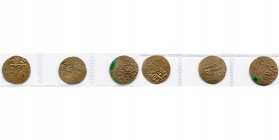KHWARIZMSHAHS, lot of 3 dinars: Takish, mint & date off; Muhammad, mint & date off (2). Album 1711, 1712.
Fine (Fine)