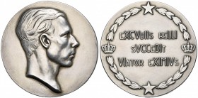 CONGO BELGE, AR médaille, 1947 (chronogramme), Dupagne. Voyage du prince Charles, régent de Belgique. D/ T. à d. R/ Inscription en trois lignes dans u...