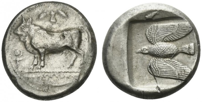 Cyprus, Paphos, Stater struck under Onasioikos, ca. 450-440 BC; AR (g 10,81; mm ...