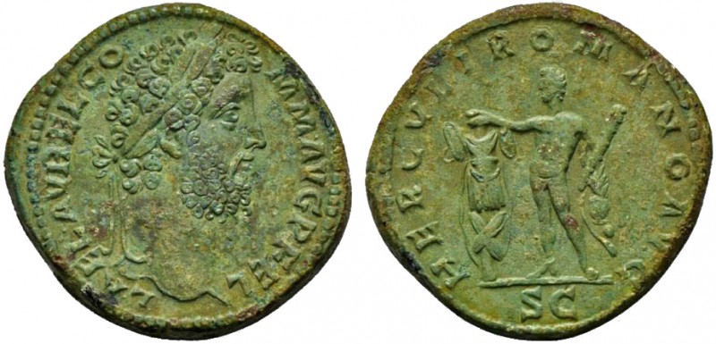 Commodus (177-192), Sestertius, Rome, AD 192; AE (g 26,40; mm 33; h 6); L AEL AV...