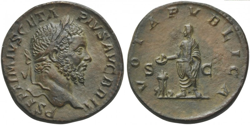 Geta (209-212), Sestertius, Rome, AD 210-212; AE (g 23,81; mm 31; h 6); P SEPTIM...