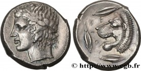 SICILY - LEONTINOI
Type : Tétradrachme "du Maître à la feuille" 
Date : c. 425 AC 
Mint name / Town : Leontinoi 
Metal : silver 
Diameter : 25  mm
Ori...