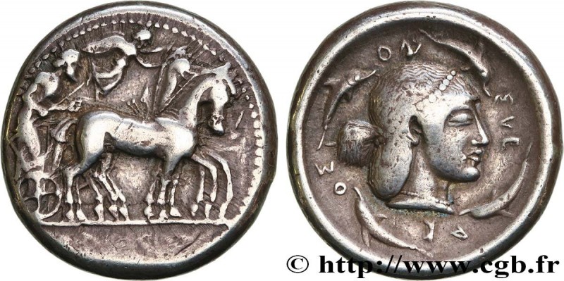 SICILY - SYRACUSE
Type : Tétradrachme 
Date : c. 475-470 AC. 
Mint name / Town :...