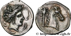 SICILY - SICULO-PUNIC - ENTELLA
Type : Tétradrachme 
Date : c. 320/315 - 305/300 AC. 
Mint name / Town : Entella, Sicile 
Metal : silver 
Diameter : 2...