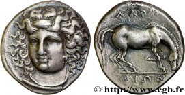 THESSALY - LARISSA
Type : Drachme 
Date : c. 350-320 AC 
Mint name / Town : Larissa, Thessalie 
Metal : silver 
Diameter : 19,5  mm
Orientation dies :...