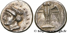 PONTUS - AMISOS
Type : Drachme 
Date : c. 400-375 AC. 
Mint name / Town : Amisos, Pont 
Metal : silver 
Diameter : 18,5  mm
Orientation dies : 3  h.
W...