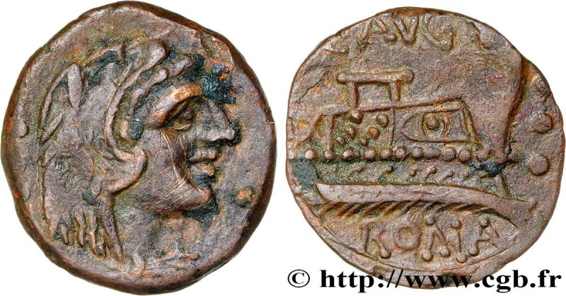 MINUTIA
Type : Quadrans 
Date : 135 AC. 
Mint name / Town : Rome 
Metal : copper...