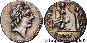 POBLICIA
Type : Denier 
Date : 96 AC. 
Mint name / Town : Italie 
Metal : silver 
Millesimal fineness : 950  ‰
Diameter : 19,5  mm
Orientation dies : ...