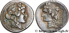 CASSIA
Type : Denier 
Date : 78 AC. 
Mint name / Town : Rome 
Metal : silver 
Millesimal fineness : 950  ‰
Diameter : 17,5  mm
Orientation dies : 3  h...