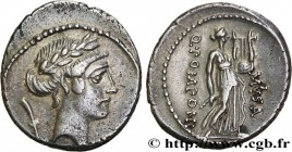POMPONIA
Type : Denier 
Date : 66 AC. 
Mint name / Town : Rome 
Metal : silver 
Millesimal fineness : 950  ‰
Diameter : 19  mm
Orientation dies : 5  h...