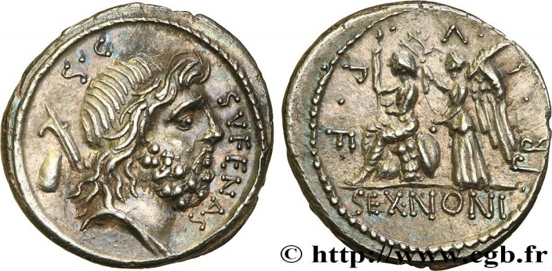 NONIA
Type : Denier 
Date : 59 AC. 
Mint name / Town : Rome 
Metal : silver 
Mil...