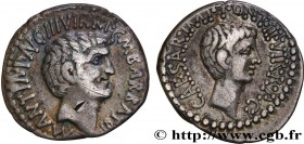 ANTONIUS and OCTAVIAN
Type : Denier 
Date : c. 41 AC. 
Mint name / Town : Éphèse 
Metal : silver 
Millesimal fineness : 950  ‰
Diameter : 19,5  mm
Ori...