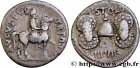 AUGUSTUS
Type : Denier 
Date : 17 AC. 
Mint name / Town : Rome 
Metal : silver 
Millesimal fineness : 950  ‰
Diameter : 18,5  mm
Orientation dies : 8 ...