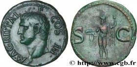 AGRIPPA
Type : As 
Date : 37-41 
Mint name / Town : Rome 
Metal : copper 
Diameter : 28,5  mm
Orientation dies : 6  h.
Weight : 10,64  g.
Rarity : R1 ...