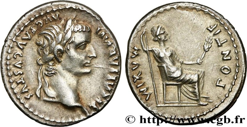 TIBERIUS
Type : Denier 
Date : c. 14-16 
Mint name / Town : Gaule, Lyon 
Metal :...