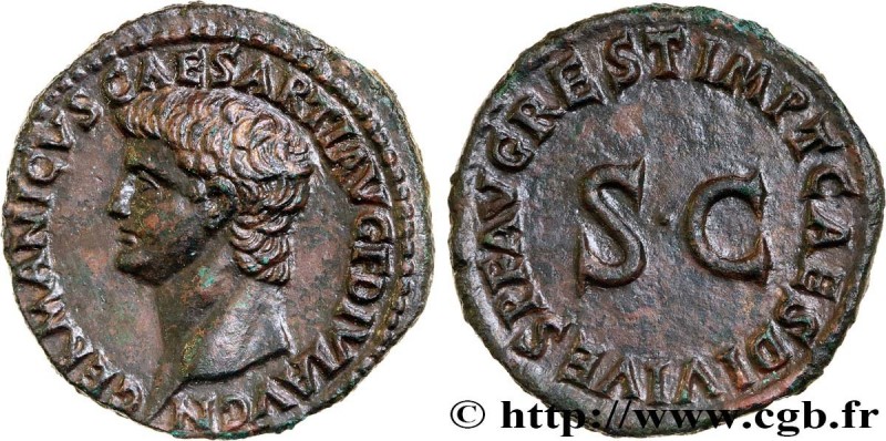 GERMANICUS
Type : As 
Date : 80-81 
Mint name / Town : Rome 
Metal : copper 
Dia...