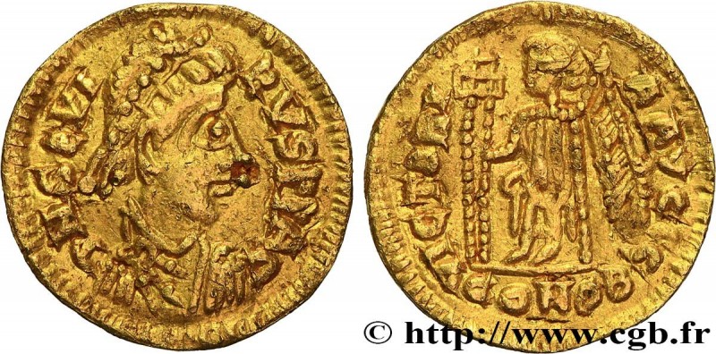 LIBIUS SEVERUS
Type : Tremissis 
Date : c. 461-465 
Mint name / Town : Toulouse ...