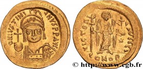JUSTINIAN I
Type : Solidus 
Date : 542-565 
Mint name / Town : Constantinople 
Metal : gold 
Millesimal fineness : 1000  ‰
Diameter : 19,5  mm
Orienta...