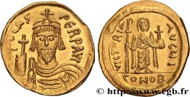 PHOCAS
Type : Solidus 
Date : 607-609 
Mint name / Town : Constantinople 
Metal : gold 
Millesimal fineness : 1.000  ‰
Diameter : 21  mm
Orientation d...