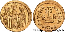 HERACLIUS, HERACLIUS CONSTANTINE and HERACLONAS
Type : Solidus 
Date : 638-639 
Mint name / Town : Constantinople 
Metal : gold 
Millesimal fineness :...