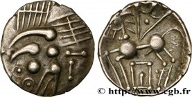 ELUSATES (Area of the Gers)
Type : Drachme “au cheval” 
Date : IIIe-IIe siècle av. J.-C 
Metal : silver 
Diameter : 17  mm
Orientation dies : 9  h.
We...