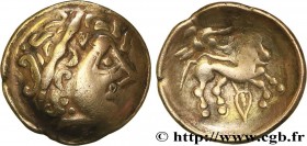 SEQUANI - HELVETII, Unspecified (Currently Switzerland)
Type : Quart de statère à la lyre 
Date : IIe-Ier siècles avant J.-C. 
Metal : gold 
Diameter ...