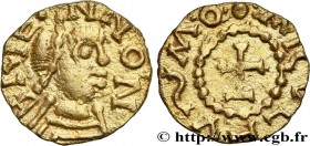 BRIENNOIS (BRIENNO PAGUS and VICUS)
Type : Triens, monétaire AIGVLFVS 
Date : n.d. 
Mint name / Town : Briennois (10) 
Metal : gold 
Diameter : 12  mm...