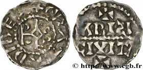 RUDOLPH
Type : Denier 
Date : c. 923-936 
Mint name / Town : Paris 
Metal : silver 
Diameter : 19  mm
Orientation dies : 3  h.
Weight : 1,20  g.
Obver...