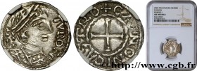 CHARLES THE SIMPLE, ROBERT AND RAOUL
Type : Denier au portrait 
Date : c. 898-936 
Date : n.d. 
Mint name / Town : Tours-Chinon 
Metal : silver 
Diame...