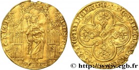 PHILIP VI OF VALOIS
Type : Royal d'or 
Date : 02/05/1328 
Date : n.d. 
Metal : gold 
Millesimal fineness : 1000  ‰
Diameter : 26  mm
Orientation dies ...