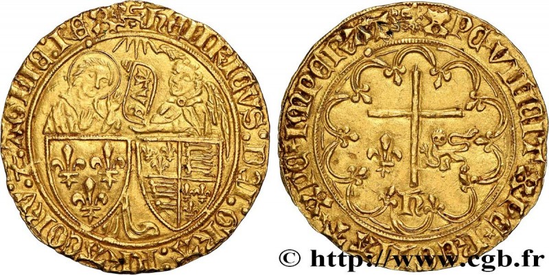 HENRY VI OF LANCASTER
Type : Salut d'or 
Date : 06/09/1423 
Date : n.d. 
Mint na...