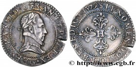 HENRY III
Type : Demi-franc au col plat 
Date : 1579 
Mint name / Town : Poitiers 
Quantity minted : 23615 
Metal : silver 
Millesimal fineness : 833 ...