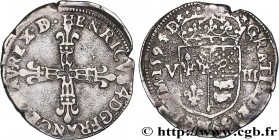 HENRY IV
Type : Huitième d'écu de Béarn 
Date : 1594 
Mint name / Town : Morlaàs 
Metal : silver 
Millesimal fineness : 917  ‰
Diameter : 25  mm
Orien...