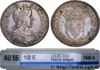 LOUIS XIV "THE SUN KING"
Type : Demi-écu à la mèche longue 
Date : 1648 
Mint name / Town : Paris 
Quantity minted : 153879 
Metal : silver 
Millesima...
