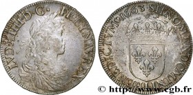 LOUIS XIV "THE SUN KING"
Type : Écu au buste juvénile, 1er type 
Date : 1663 
Mint name / Town : Bayonne 
Quantity minted : 65194 
Metal : silver 
Mil...
