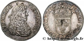 LOUIS XIV "THE SUN KING"
Type : Écu au buste juvénile, 2e type 
Date : 1671 
Mint name / Town : Rennes 
Quantity minted : 294617 
Metal : silver 
Mill...