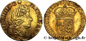 LOUIS XIV "THE SUN KING"
Type : Louis d'or dit “à l'écu”, de Béarn 
Date : 1690 
Mint name / Town : Pau 
Metal : gold 
Millesimal fineness : 917  ‰
Di...