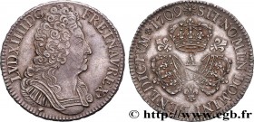 LOUIS XIV "THE SUN KING"
Type : Écu aux trois couronnes 
Date : 1709 
Mint name / Town : Paris 
Quantity minted : 7854965 
Metal : silver 
Millesimal ...