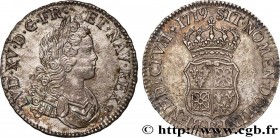 LOUIS XV THE BELOVED
Type : Demi-écu de Navarre 
Date : 1719 
Mint name / Town : Orléans 
Quantity minted : 23965 
Metal : silver 
Millesimal fineness...